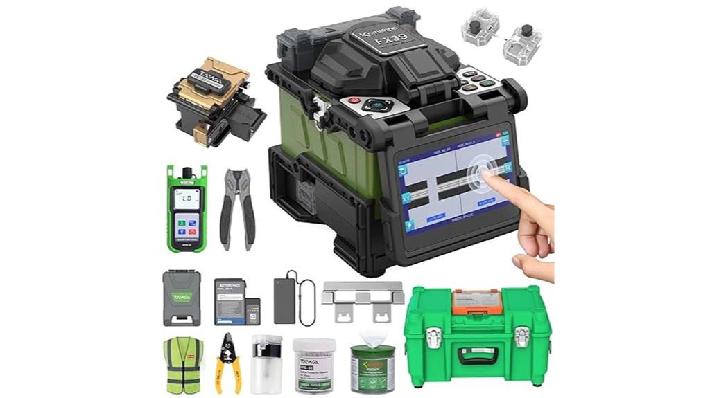 fiber splicer with battery