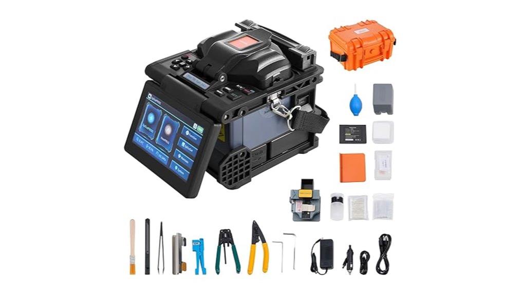 fiber splicer with lcd
