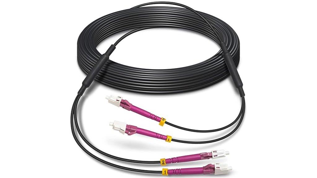 fifteen foot fiber cables