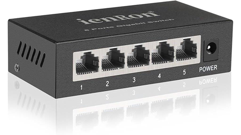 five port unmanaged gigabit switch