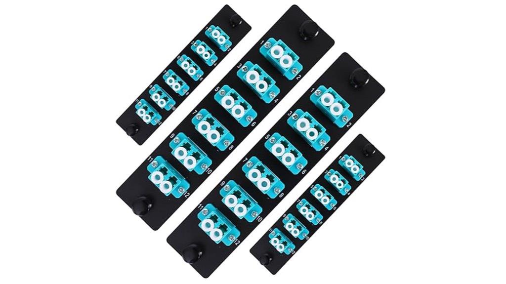 four core duplex fiber adapters