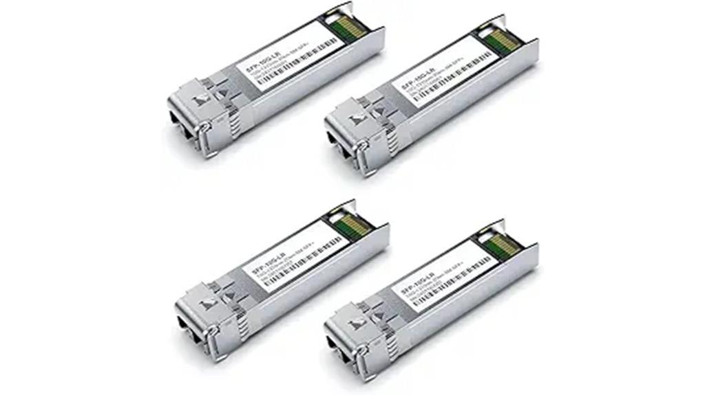 four pack 10g fiber modules