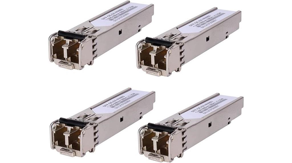 four pack fiber transceiver