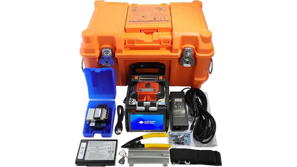 fusion splicer and fiber cleaver