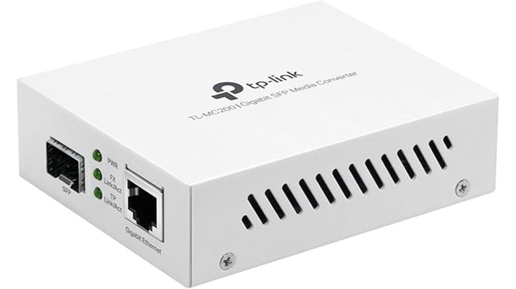 gigabit fiber media converter