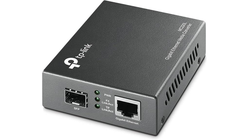 gigabit fiber media converter