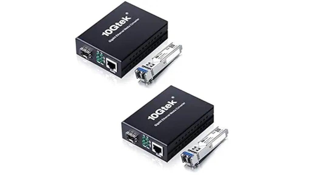 gigabit lc fiber converter