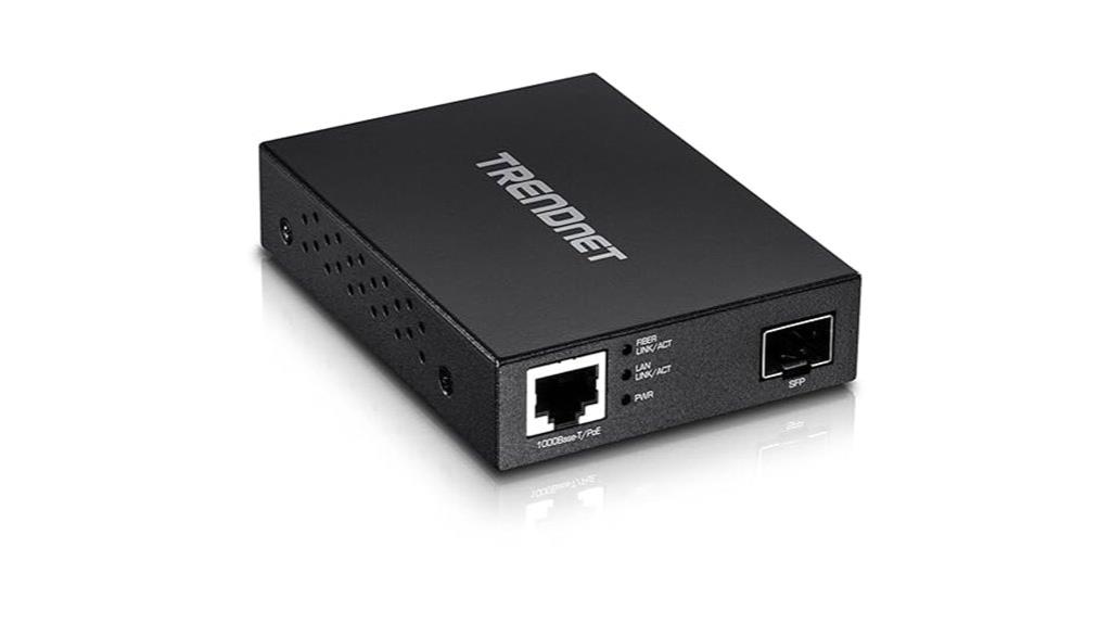 gigabit poe sfp converter