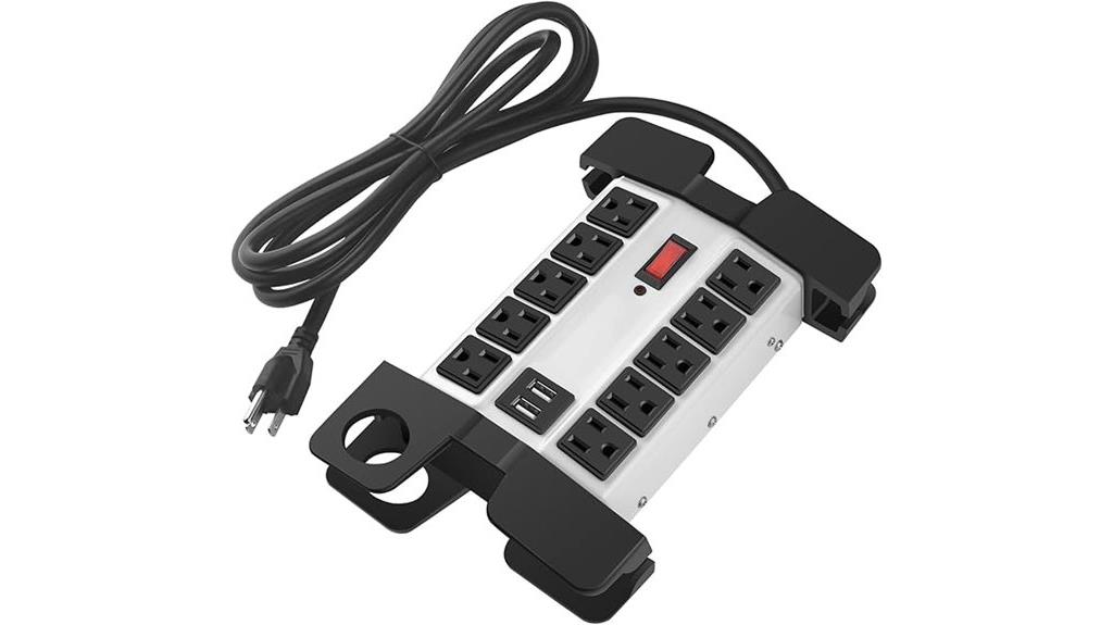 heavy duty power strip with usb