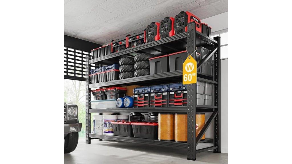 heavy duty steel shelves