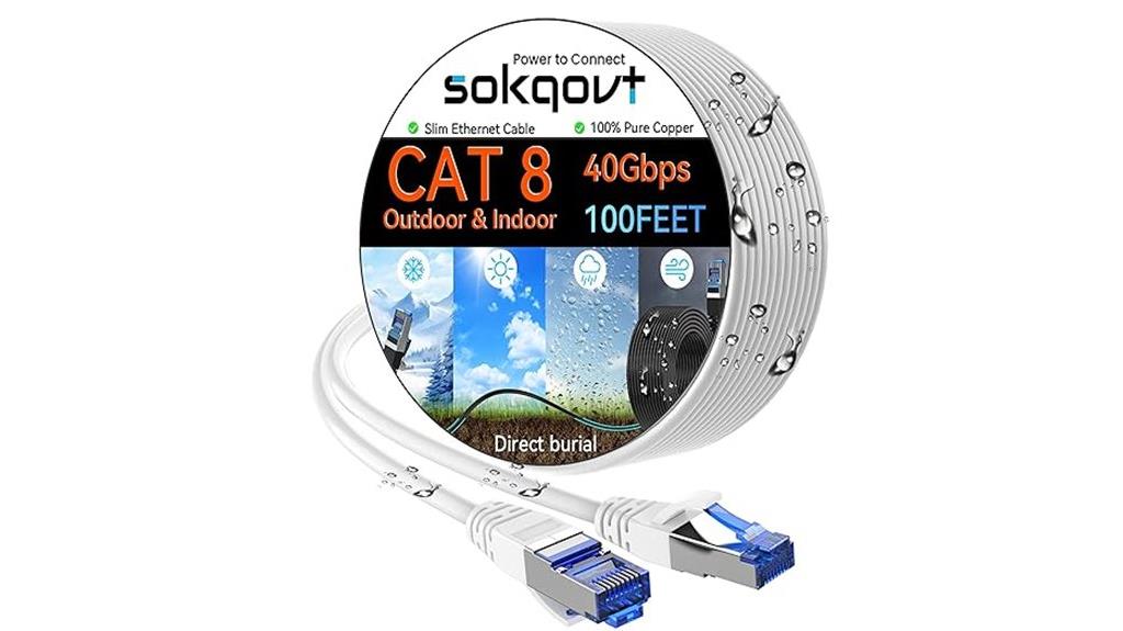 heavy duty waterproof ethernet cable