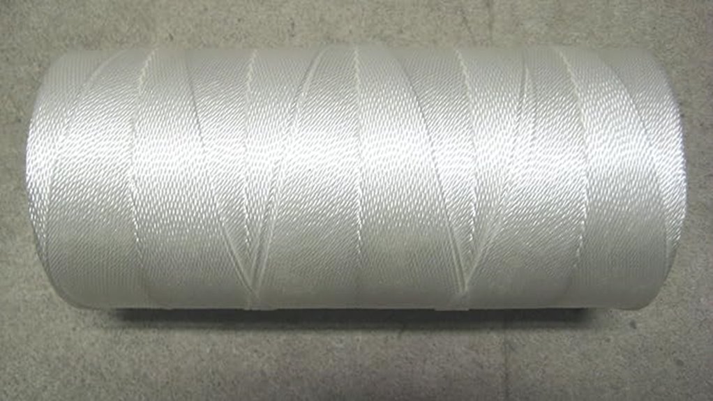 heavy white nylon twine