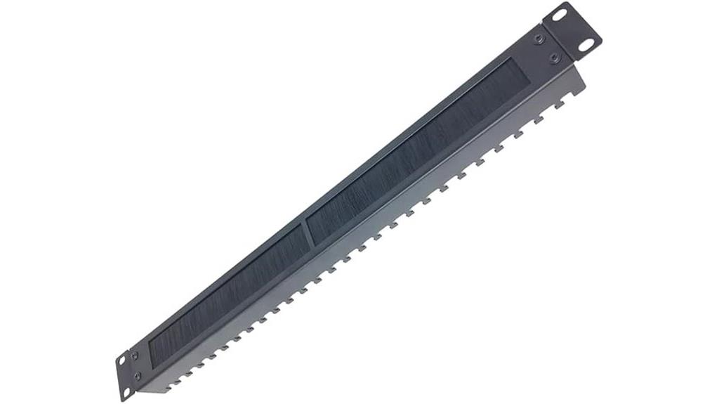 horizontal cable management panel
