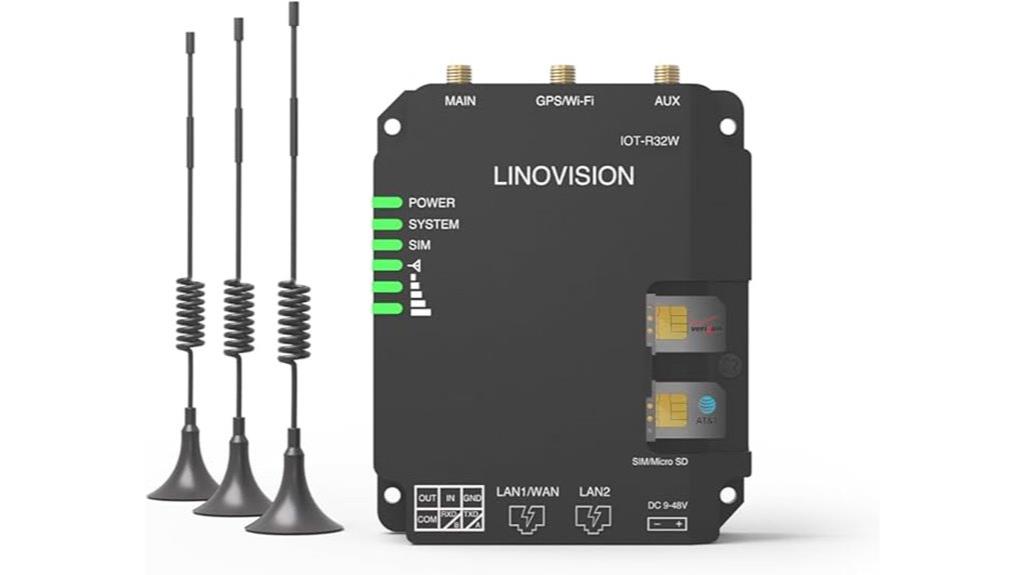 industrial 4g lte cellular router