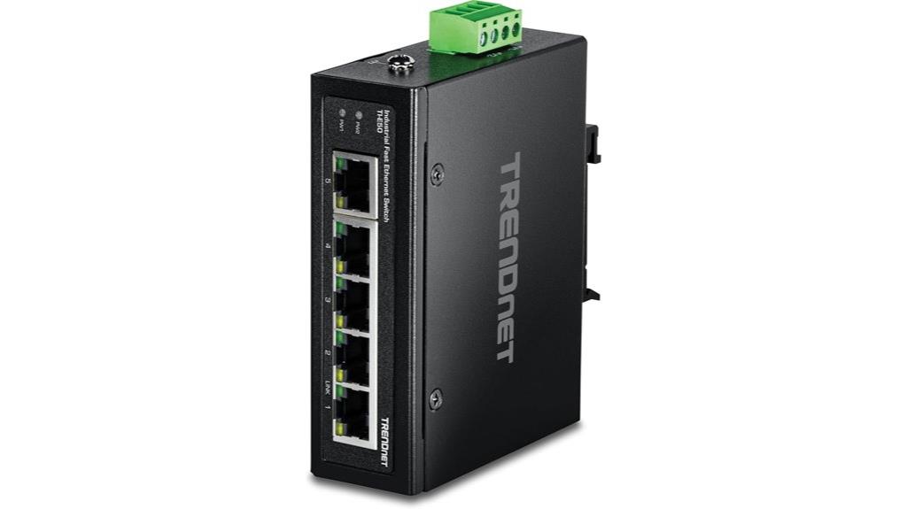 industrial ethernet din rail switch