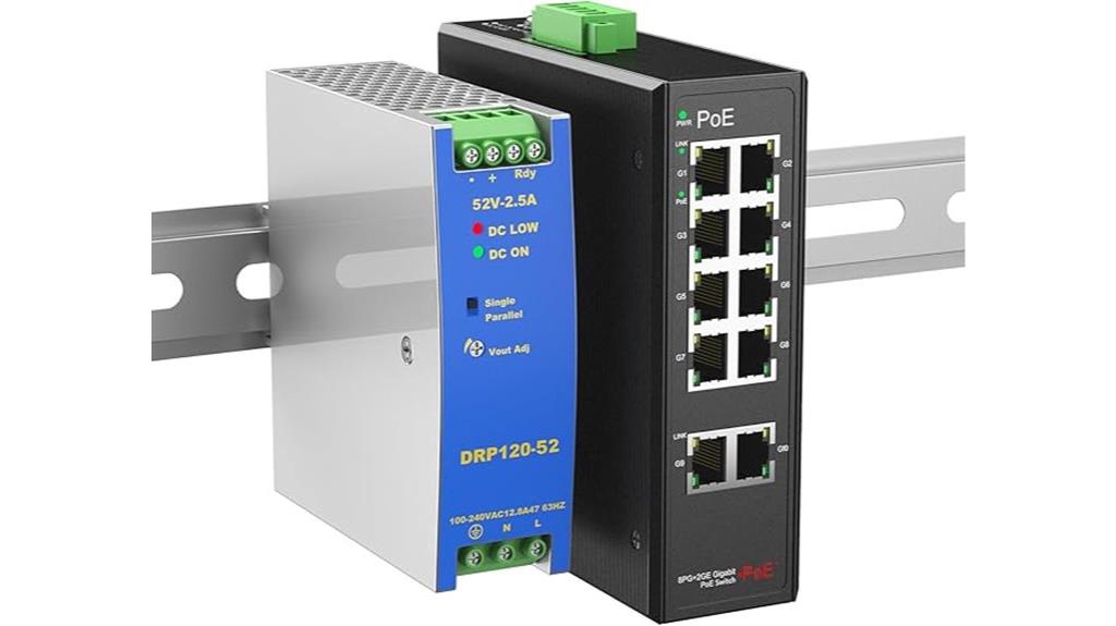 industrial gigabit poe switch