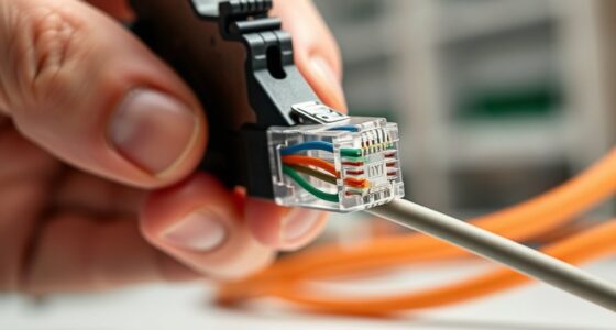 installing ethernet connectors
