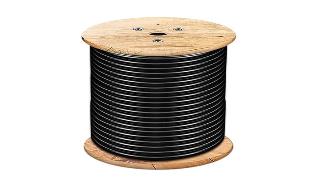long 650ft copper cable