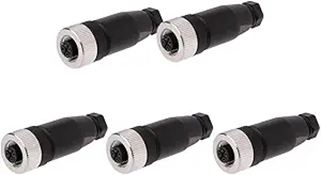 m12 female connector set