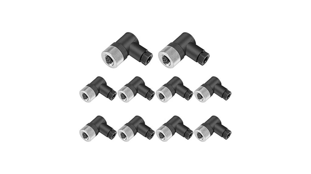 m12 waterproof connector set