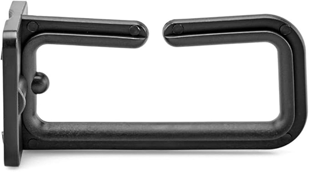 matte black cable rings