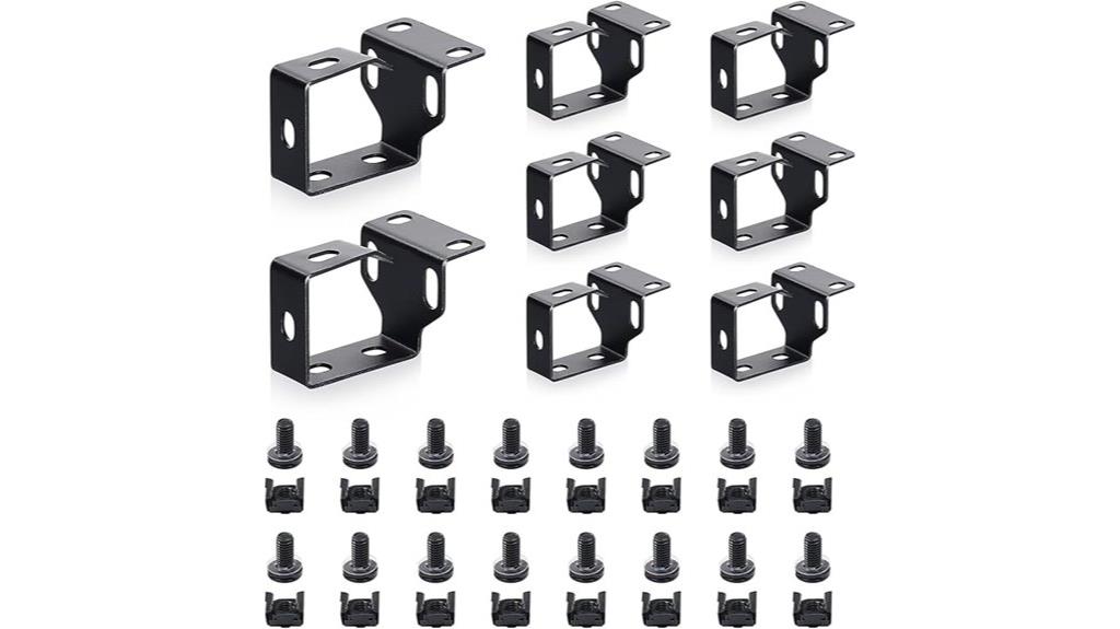 metallic d ring cable hooks