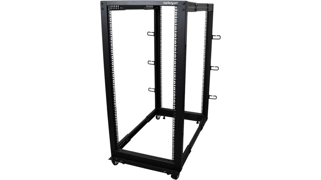 mobile 25u server rack