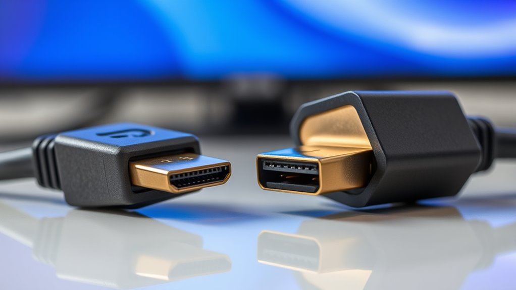 monitor connection cable comparison