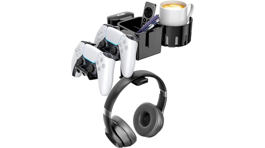 multi device desk controller holder