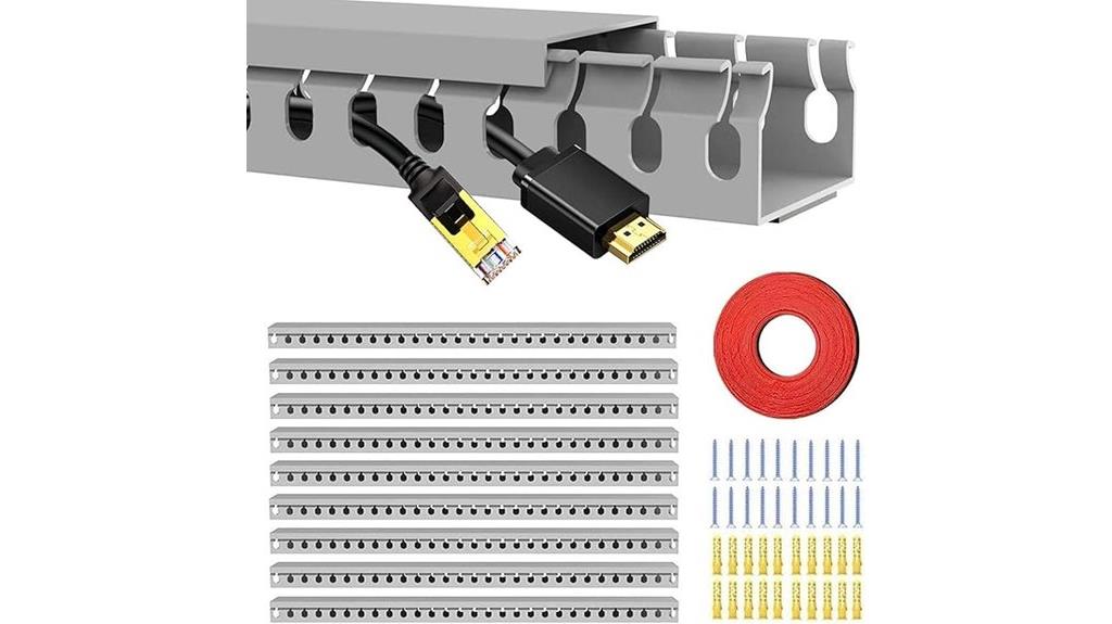nine piece cable management set