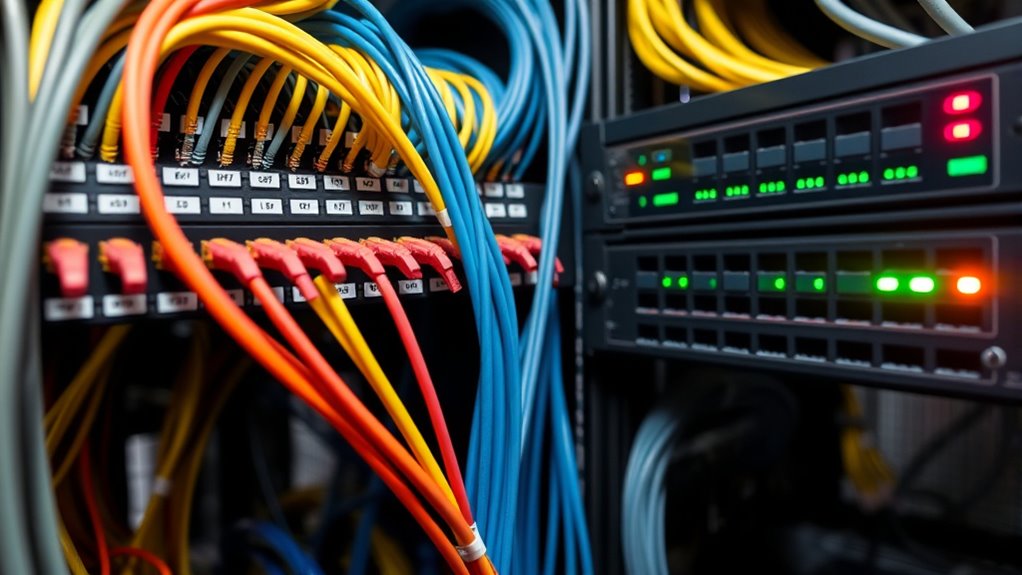 patch panels organize fiber