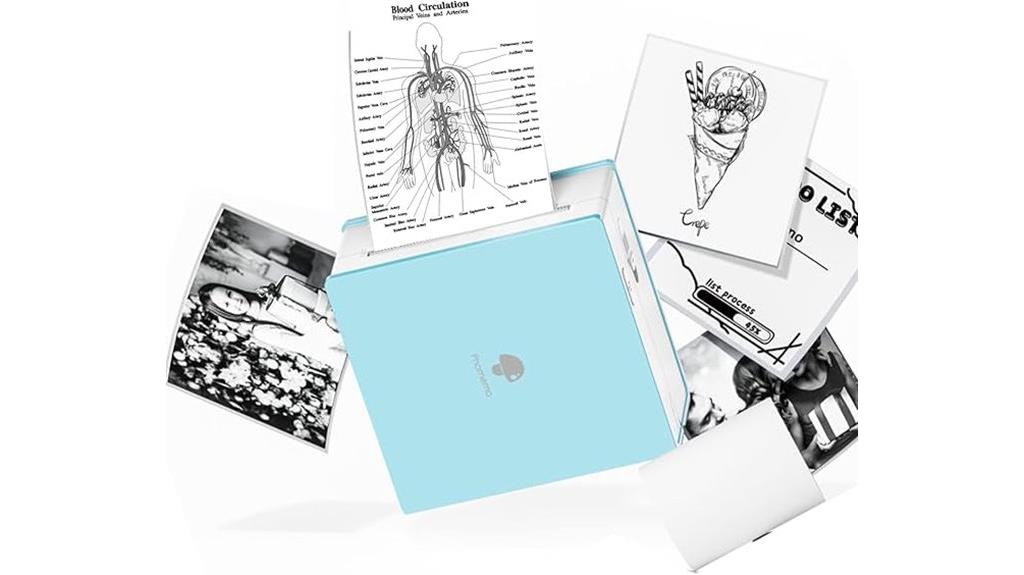 portable bluetooth sticker printer