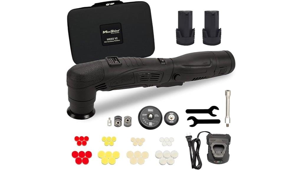 portable cordless auto polisher