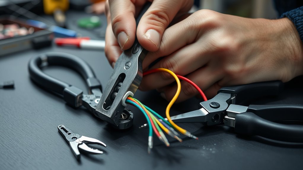 proper cable stripping technique