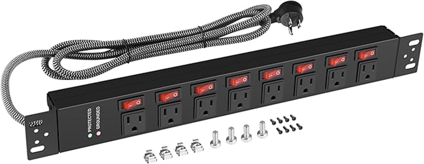 rack mounted surge protectors