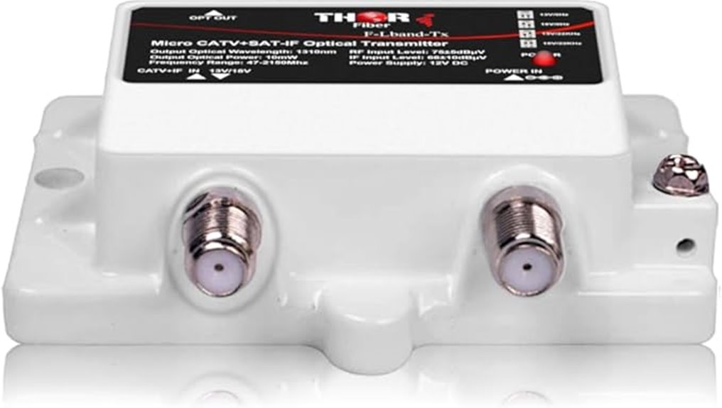 satellite rf fiber transmitter