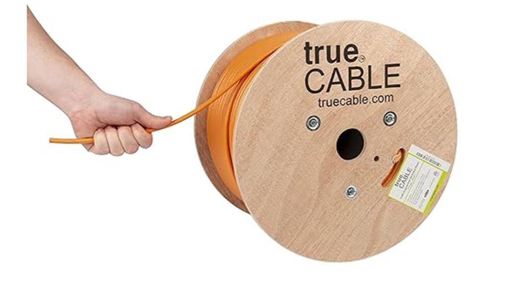 shielded orange 1000ft ethernet