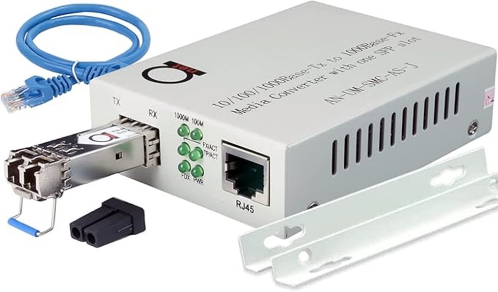 single mode lc fiber converter