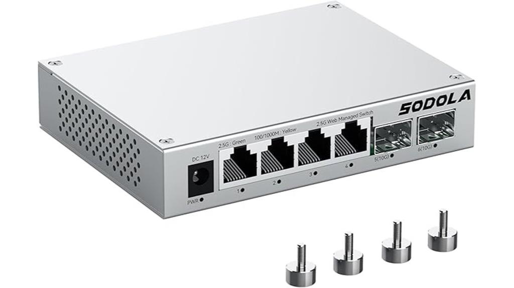 six port 2 5gb switch