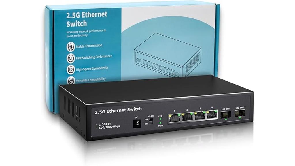 six port 2 5gbe switch