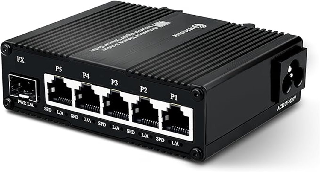six port multi gig switch