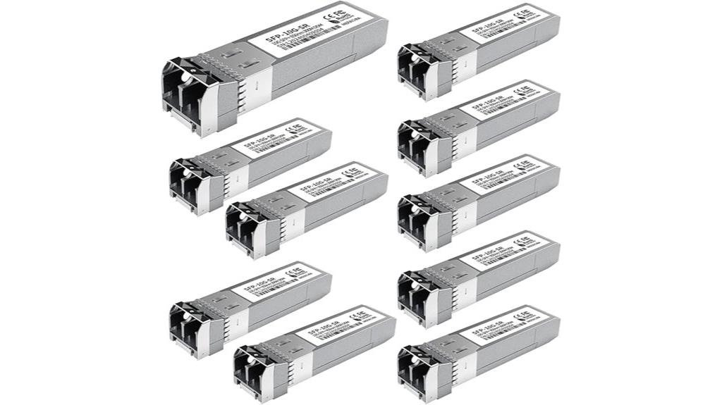 ten pack 10g fiber modules