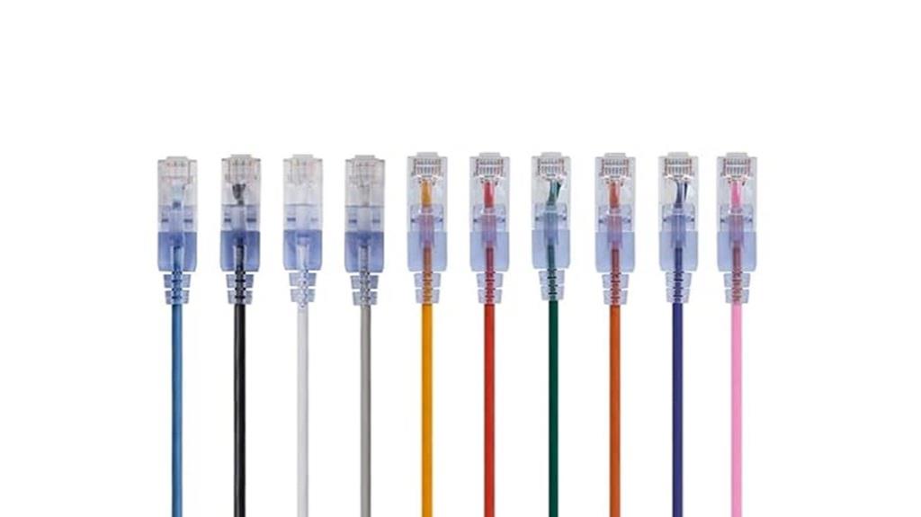 ten pack slimrun ethernet cables