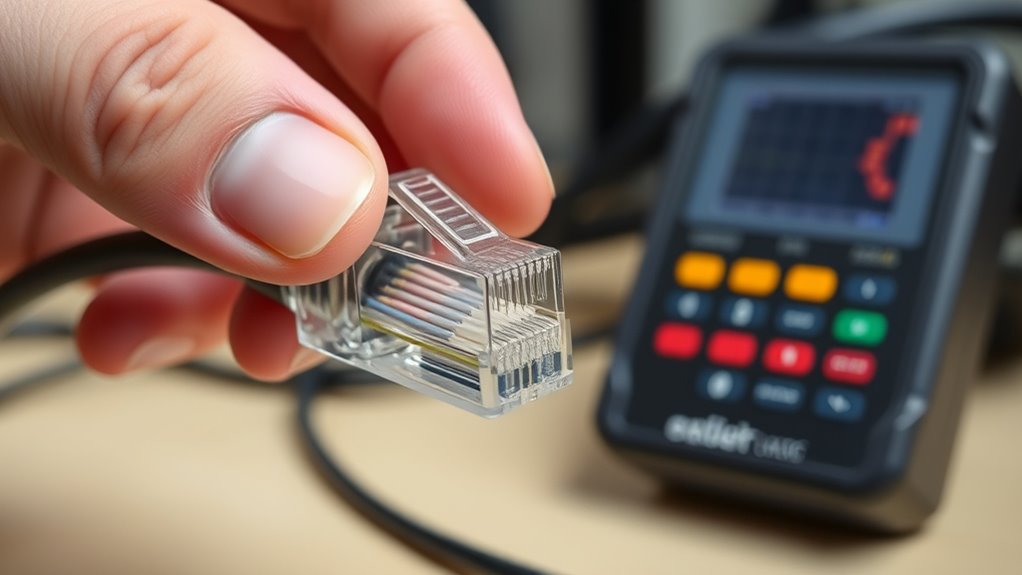 test rj45 connection reliability