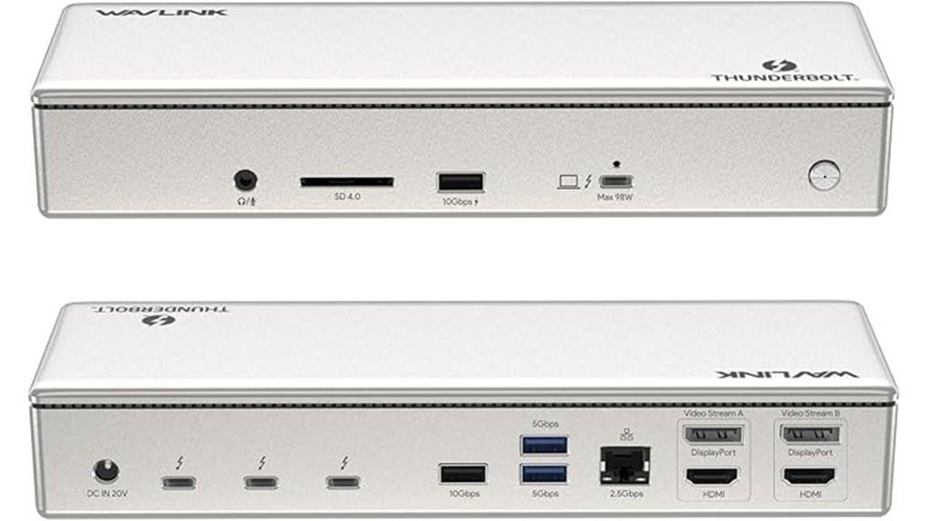 thunderbolt 4 dock 100w