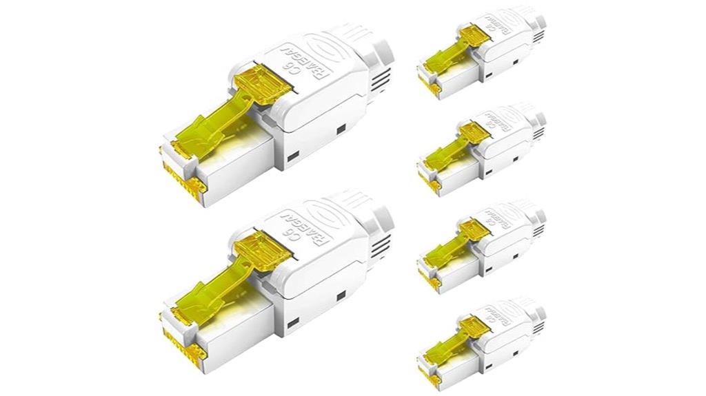 tool free rj45 network connectors