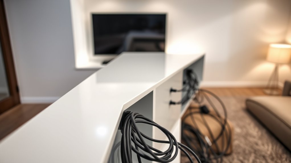 top cable management raceways