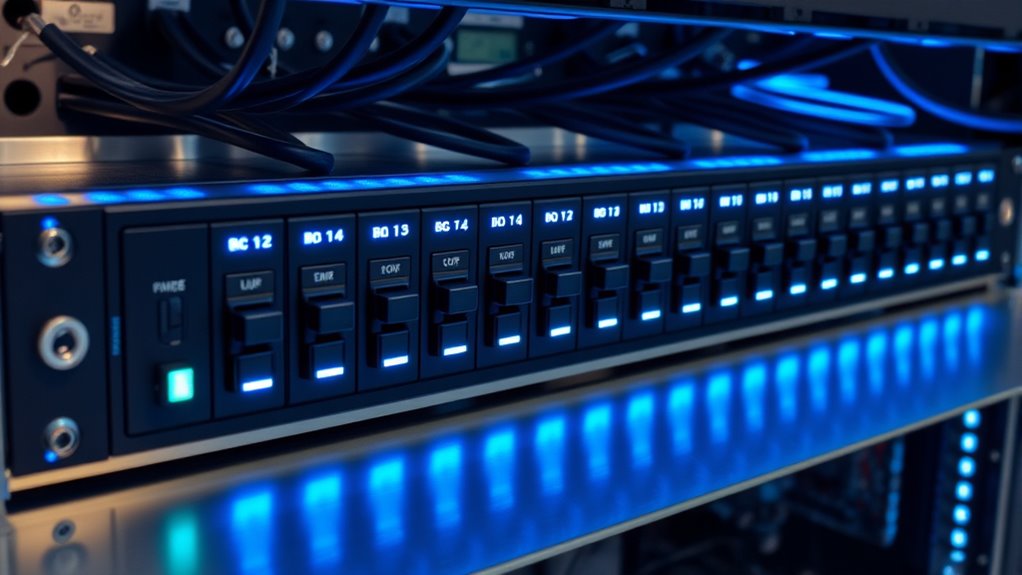 top rack power switches