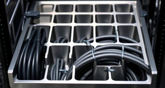 top rackmount cable management