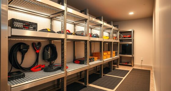 top sliding rack shelves